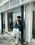 CK linen henly half knit