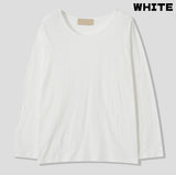 Kellin Over Fit U-Neck Long Sleeve Tee