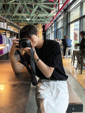 Cable knit short sleeve round ver