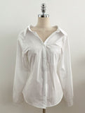 Cherno Open Collar Strap Shirt Blouse