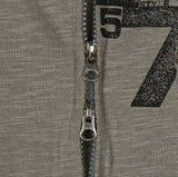 Seventh Lettering Hooded Zip-Up Vest
