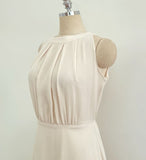 Cosette Halter Flare Long One Piece
