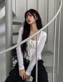 [Special Offer] Rafi Open Ribbed Summer Shawl Cardigan