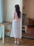 Kolb Round Neck Short Sleeve Tweed Jacket