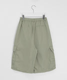 [unisex] Coinin Banding Bermuda Cargo Pants