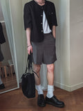 Bly Stripe Shorts Slacks