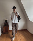 Slap V-neck half t-shirt