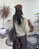 Debes Leather Crossbody Bag