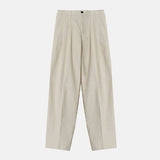 Basel Two-Tuck Corduroy Wide Pants