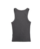 Rimb Minimal Ribbed Sleeveless Top