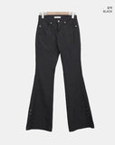 Paulver Eyelet Bootcut Pants