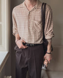 Believer Linen Check Long Sleeve Shirt