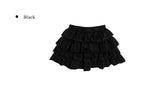 Cove Velvet Tiered Lace Skirt