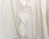 Leuken Pintuck Frill Blouse