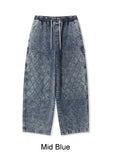 Rotor Stitch Balloon Denim Pants