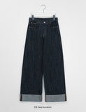 Pelion Roll-Up Raw Denim Pants