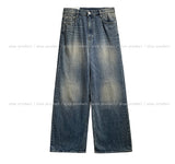 Benny loose wide denim pants