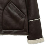 Overfit Shearling Fade Mustang