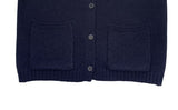 Mayo Pocket Loose Fit High Neck Knit Cardigan