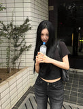 TOKYO Crop Basic Tee