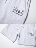 CpgN Embroidered Sweat Short Pants