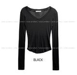 Lynch deep V layered long sleeve