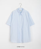 Deiku Basic Cotton Over Short Sleeve Shirt