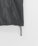 [unisex] Konite glossy string over hood wind jacket