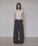 Asymmetrical Wide Pants