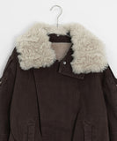 Ogets Fur Collar Work Jumper Jacket