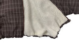 Quad Check High-Neck Avant-Fit Wool Jumper