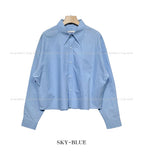 Cutty washed cropped shirt