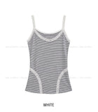 Lulu Striped Lace Sleeveless