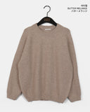 [Wool10] Loose fit wool round knit