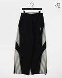 Dyoka Diagonal Track Nylon 2Way Wide Pants