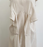 Gelad Linen Side Wrap Sleeveless Long One Piece