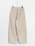 [unisex] Decony pintuck banding brushed wide corduroy pants