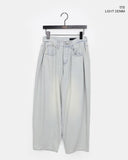 Eddie Brushed Vintage Wide Denim Pants