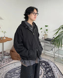 Heriel String Hooded Zip-up