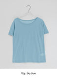 [BAONHAUS] Seidin Tencel Layered Short Sleeve Tee