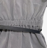 Penaon Back Slit Long One Piece (belt Set)