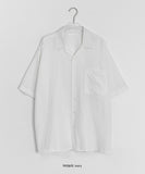 [unisex] Jint Seersucker Over Short Sleeve Shirt