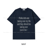 Souffle Dot Lettering Short Sleeve