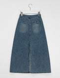 Limi denim long skirt