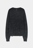 DAMAGE COLOUR DYE CARDIGAN