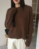 [Wool 60/MADE] Hug Basic Round Knit
