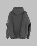 Fleece Dyed Hooded Jumper