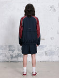 High Neck Blouson Zip-up