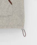 Comdero color matching fleece brushed hoodie