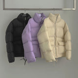 High-Neck Big Pocket High Quality Loose Couple Thick Padding